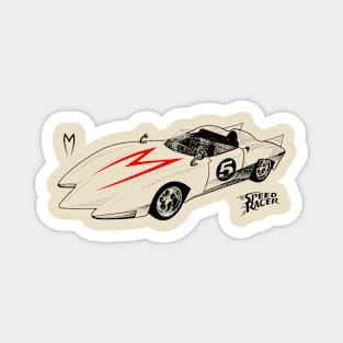 Speed Racer Vintage Magnet