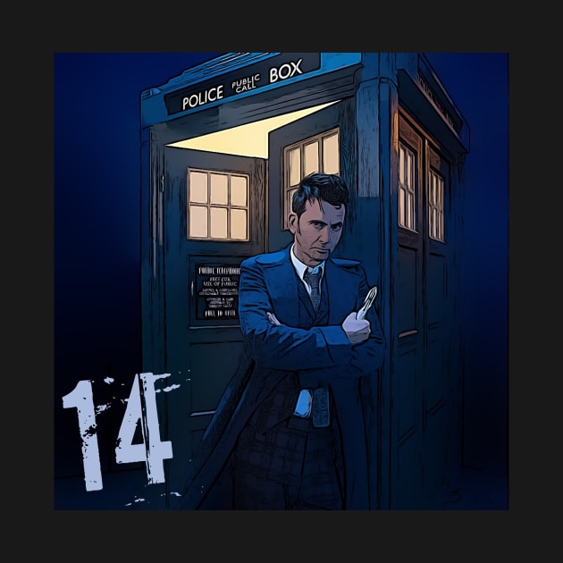 The 14th Doctor by Doctor Who Tees 