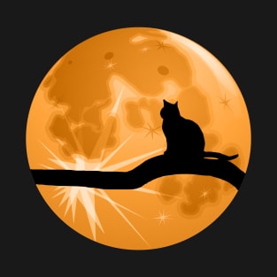 The Cat And The Moon T-Shirt