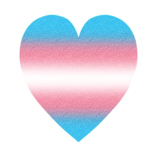 Gradient Trans Pride Heart T-Shirt