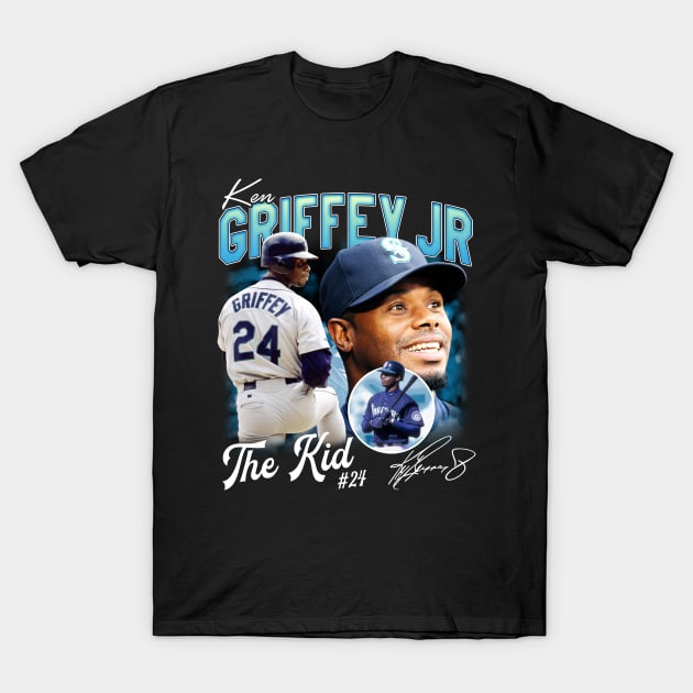 Vintage Ken Griffey Jr The Kid Baseball Retro 80s 90s Rap Style