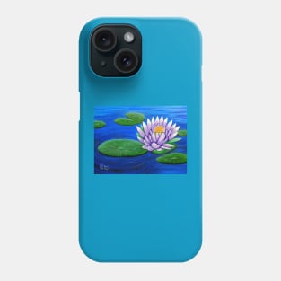 Water lily flower Phone Case