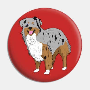 Australian Shepherd Pin