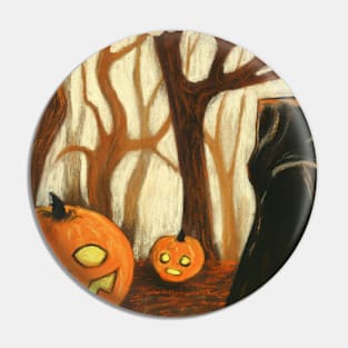 Halloween Forest Pin
