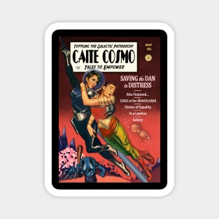 Caite Cosmo, Pulp Sci-fi Space Hero Magnet