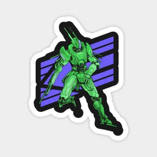 Jackrabbot Green Lavender Magnet