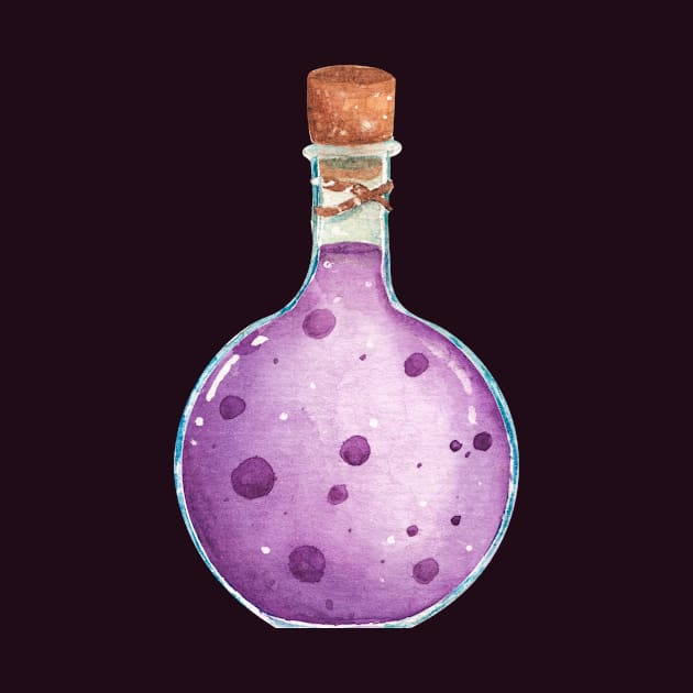 halloween poison jar by shoko