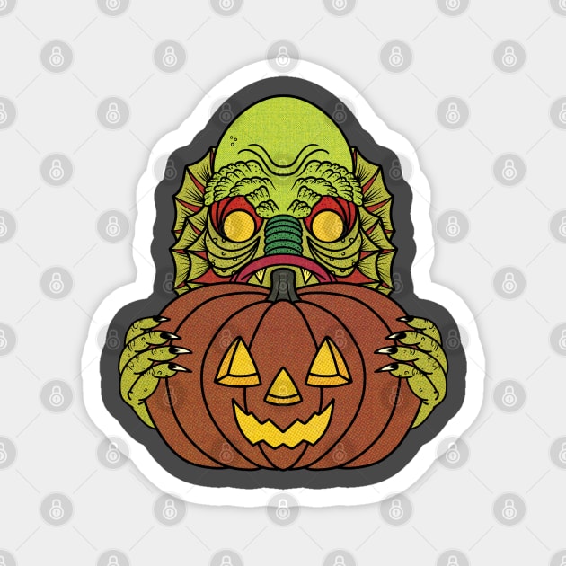 Creature Halloween Magnet by Thrill of the Haunt