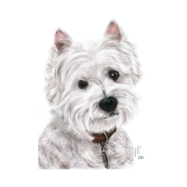 Sweet West Highland White Terrier by LITDigitalArt