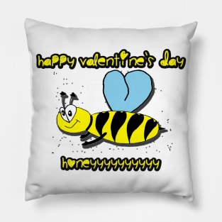 valentine's day bee mine honey Pillow