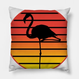 Sunset Flamingo Pillow