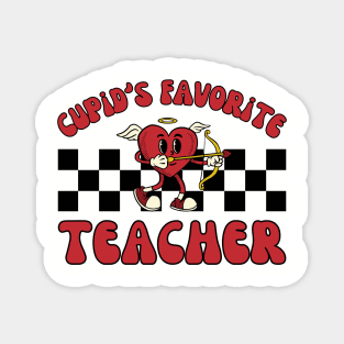 Valentines Day Teacher, Cupids Favorite Teacher Magnet