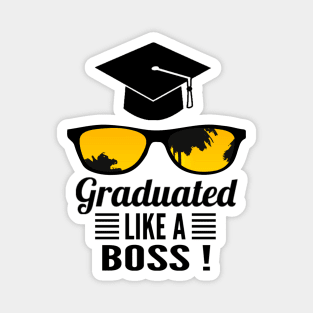 Graduated Like a Boss Magnet