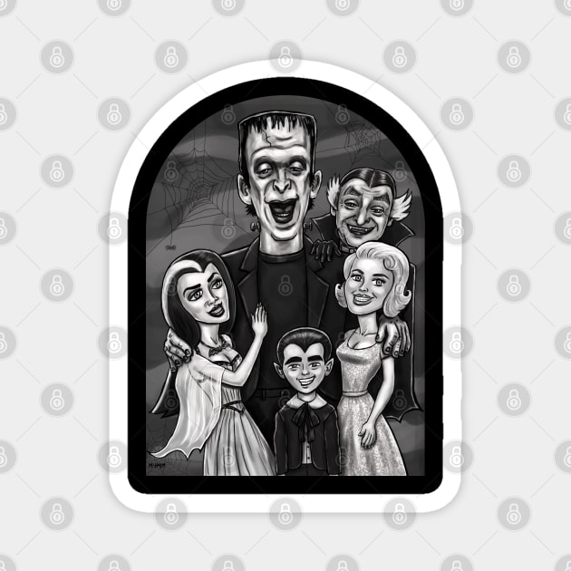 The Munsters Magnet by mcillustrator
