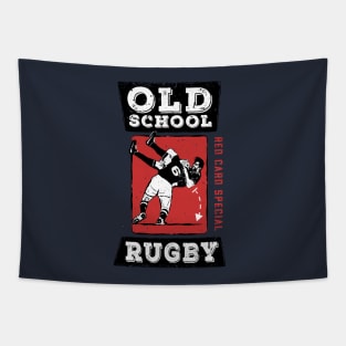 Old School Rugby Red Card Special Tapestry