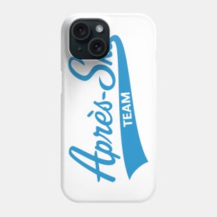 Après-Ski – Team (Lettering / Apres Ski / Apresski / Blue) Phone Case