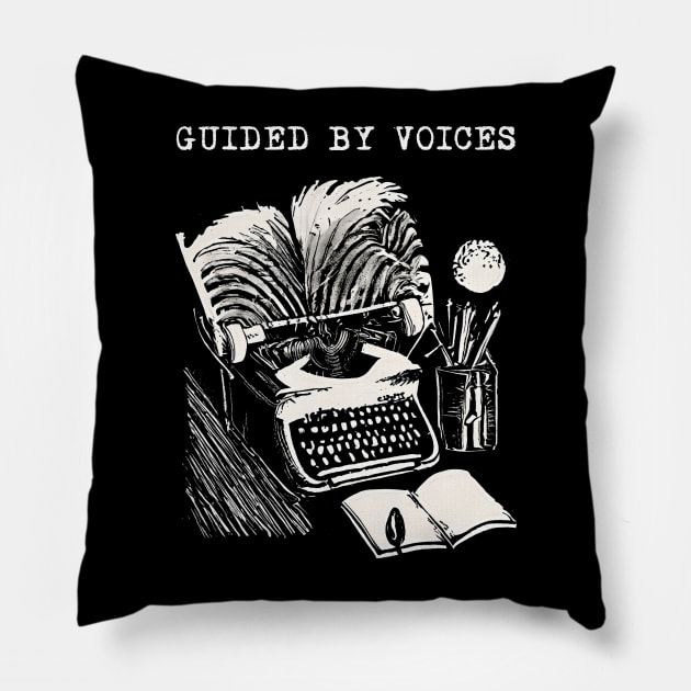 Guided By Voices Pillow by bakuto docher