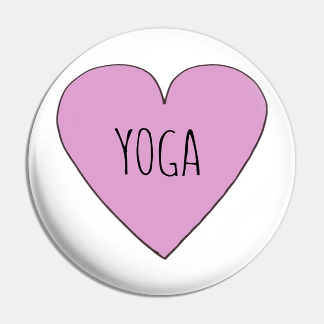 Yoga Love Pin by wanungara