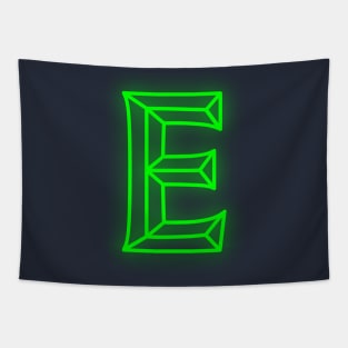 Letter E Letter Art Tapestry