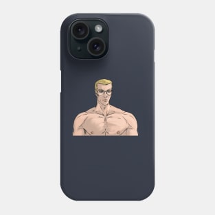 Big buff guy with glasses Phone Case