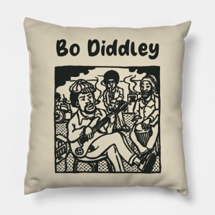 bo didley ll reggae jaming Pillow