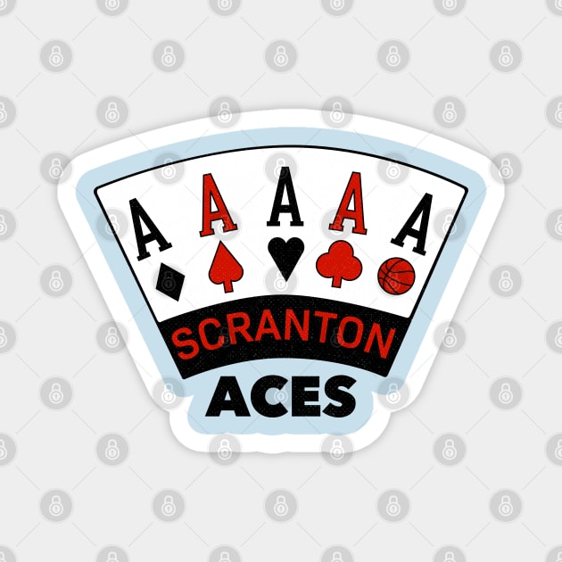 Defunct Scranton Aces Eastern Basketball Assoc. 1980 Magnet by LocalZonly