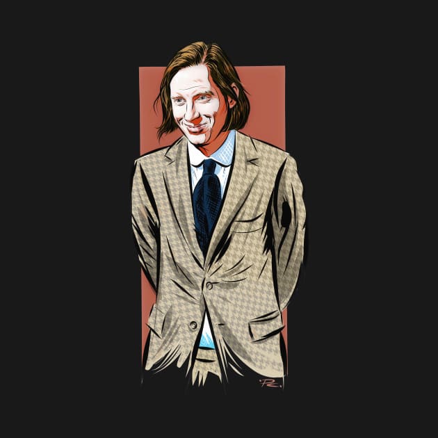 Wes Anderson - An illustration by Paul Cemmick by PLAYDIGITAL2020