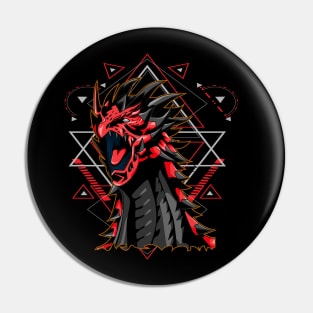 dragon angry Pin