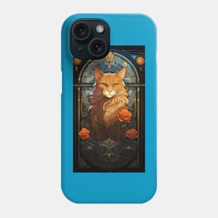 Art Nouveau Ginger Tiger Phone Case