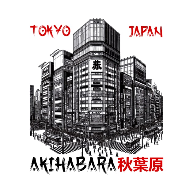 Akihabara City Japan by nrwahid