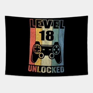 Level 18 18th Video Birthday Tapestry