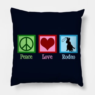 Peace Love Rodeo Pillow