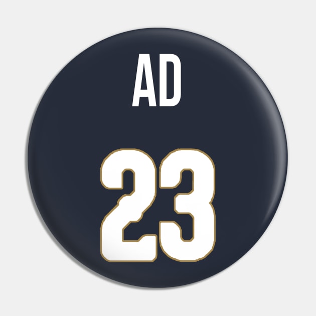 Anthony Davis 'AD' Nickname Jersey - New Orleans Pelicans Pin by xavierjfong