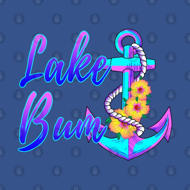 Nautical Anchor Lake Bum by macdonaldcreativestudios