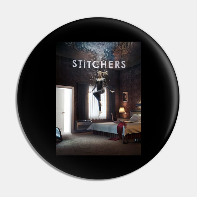 Stitchers Pin by Virtue in the Wasteland Podcast