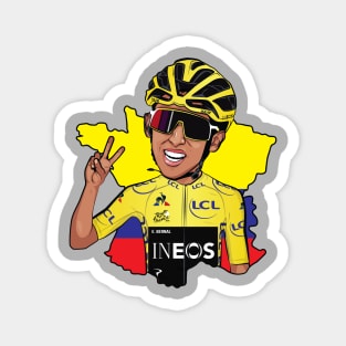 Egan Bernal Tour De France 2019 Champion Magnet