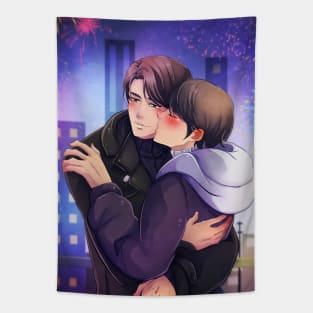 Cheek Kiss Tapestry