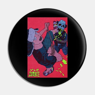 Fighter vs Zombie Pin