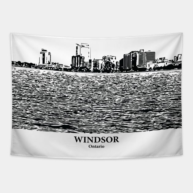 Windsor - Ontario Tapestry by Lakeric