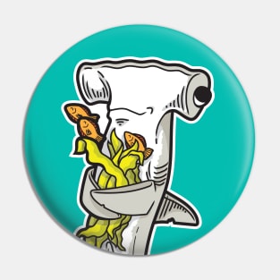 A bouquet and a smile for you! (Hammerhead) Pin