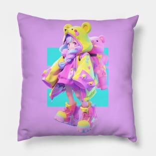 AKBLM - KAWAII FAIRY KEI フェアリー系 | KAWAII PASTEL ANIME AKIHABARA STYLE GIRL Pillow