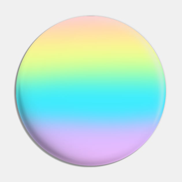 Striped Pastel Rainbow Gradient Pin by KelseyLovelle