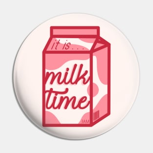 Milk Time: Strawberry Pin