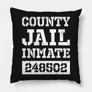 County Jail Inmate 248502 Pillow