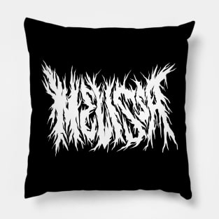 Melissa - Metal Logo Pillow