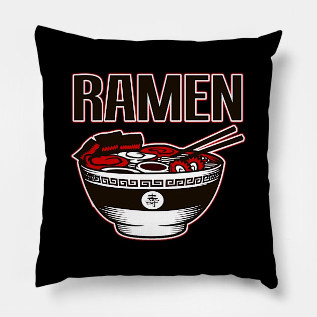 Just Ramen Pillow by MonkeyLogick