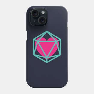 D20 Heart Phone Case