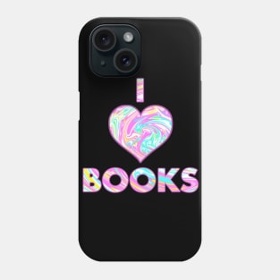 I HEART BOOKS Phone Case