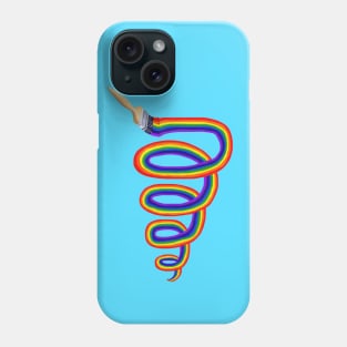 Let's Paint A Rainbow Tornado Phone Case