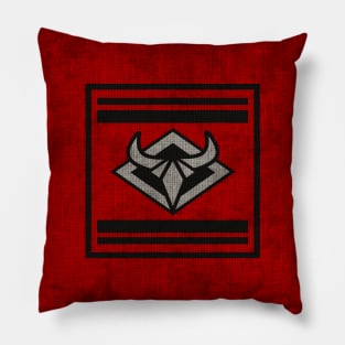 Bricks 36 - Ninja Red Pillow